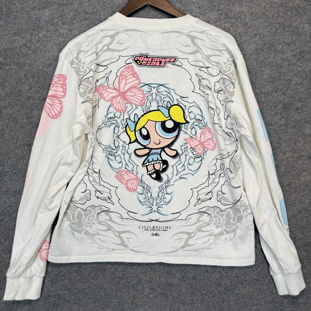 Civil Regime Powerpuff Girls Shirt Mens Large Bubbles Graphic Long Sleeve Rare